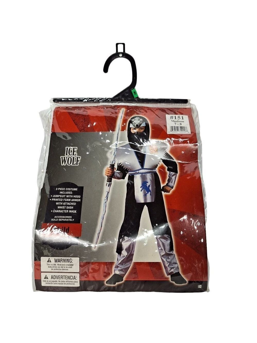 Disguise Boys Ice Wolf Costume Medium 7 8